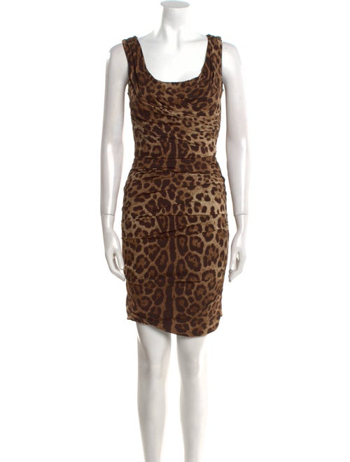 Dolce & Gabbana Silk Knee-Length Dress