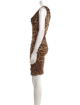 Dolce & Gabbana Silk Knee-Length Dress