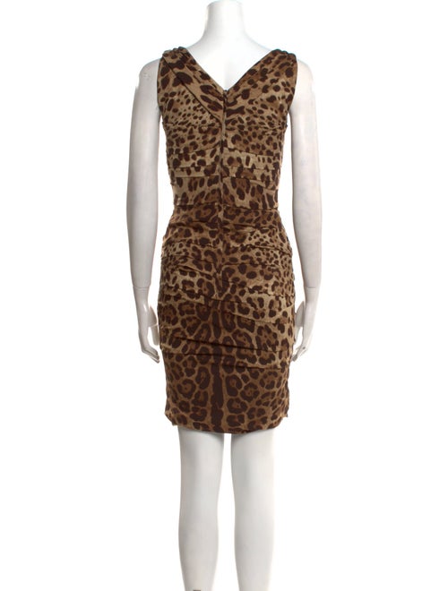 Dolce & Gabbana Silk Knee-Length Dress