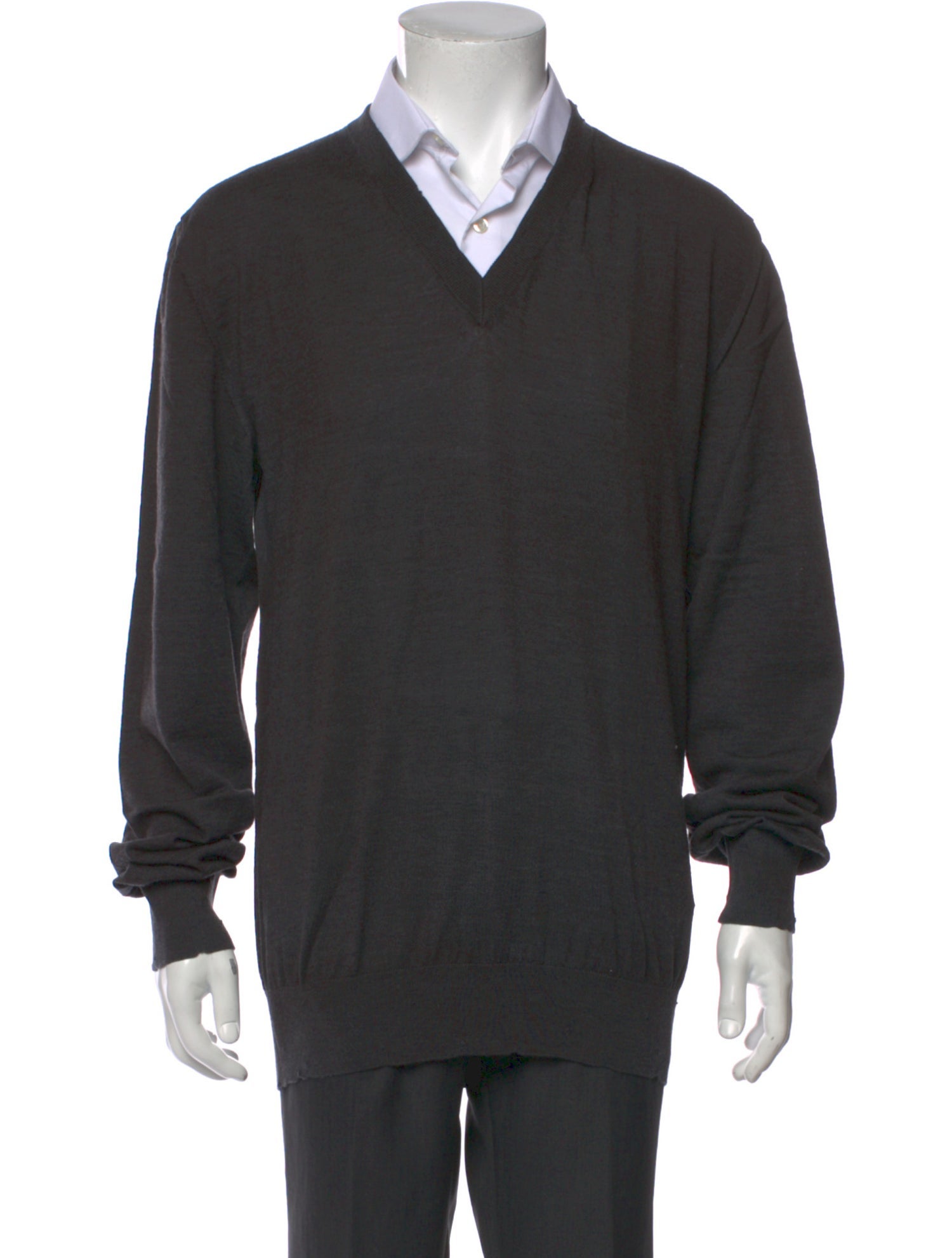 Dolce & Gabbana Virgin Wool V-Neck Pullover