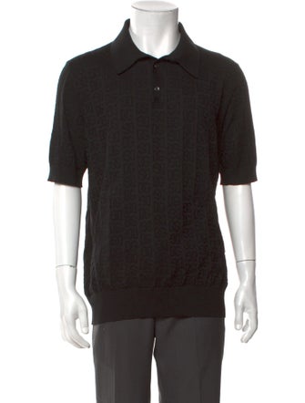 Dolce & Gabbana Silk Collar Polo Shirt