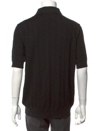 Dolce & Gabbana Silk Collar Polo Shirt