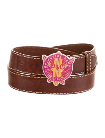 Dolce & Gabbana Leather Belt