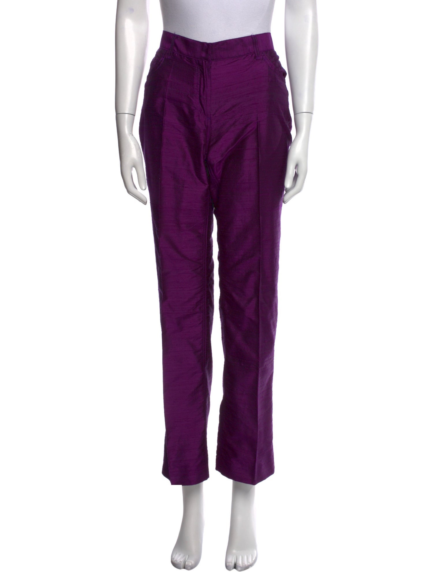 Dolce & Gabbana Silk Wide Leg Pants