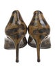 Dolce & Gabbana Patent Leather Animal Print Pumps