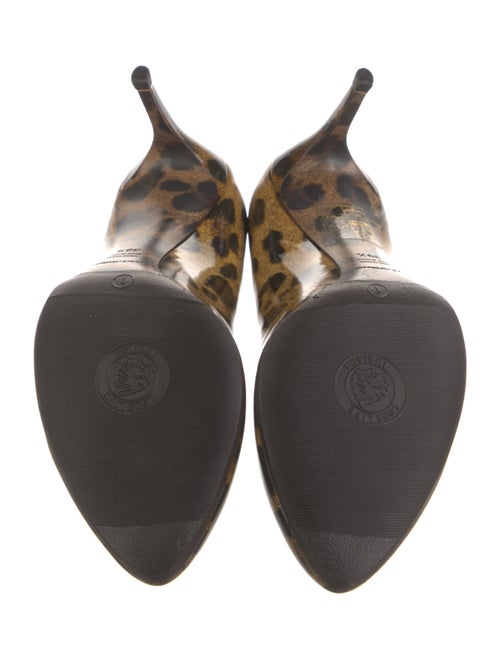 Dolce & Gabbana Patent Leather Animal Print Pumps