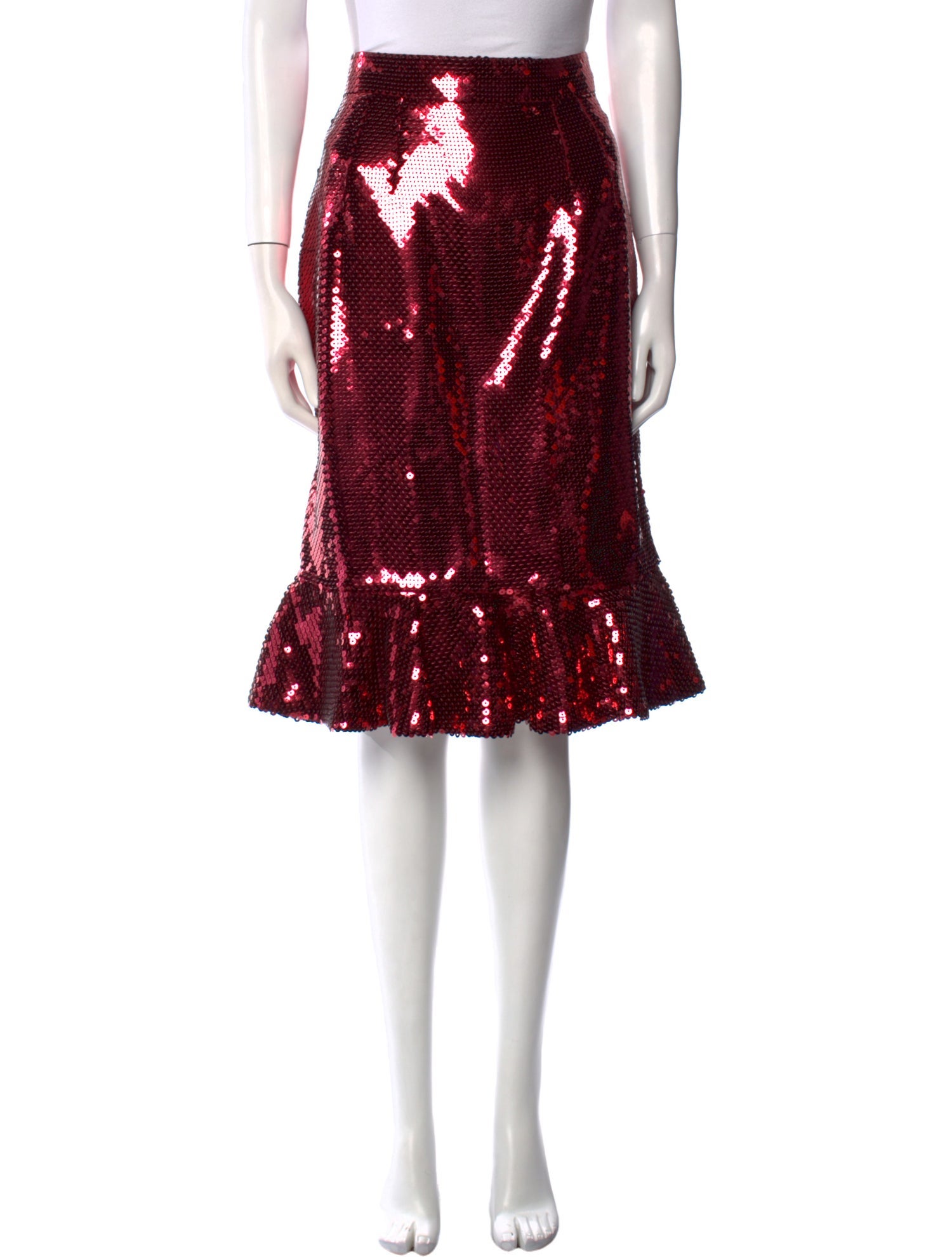 Dolce & Gabbana Sequin Embellishments Knee-Length Skirt w/ Tags