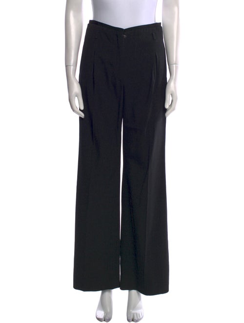 Dolce & Gabbana Virgin Wool Wide Leg Pants