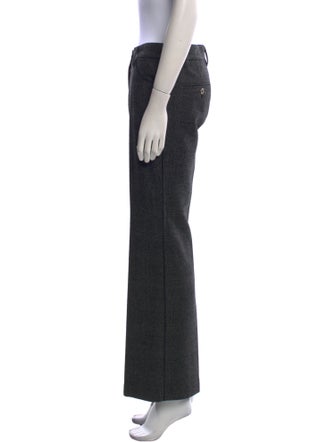 Dolce & Gabbana Virgin Wool Wide Leg Pants