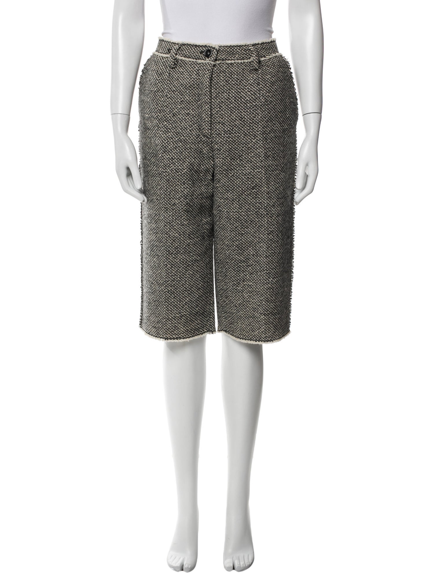 Dolce & Gabbana Wool Wide Leg Pants