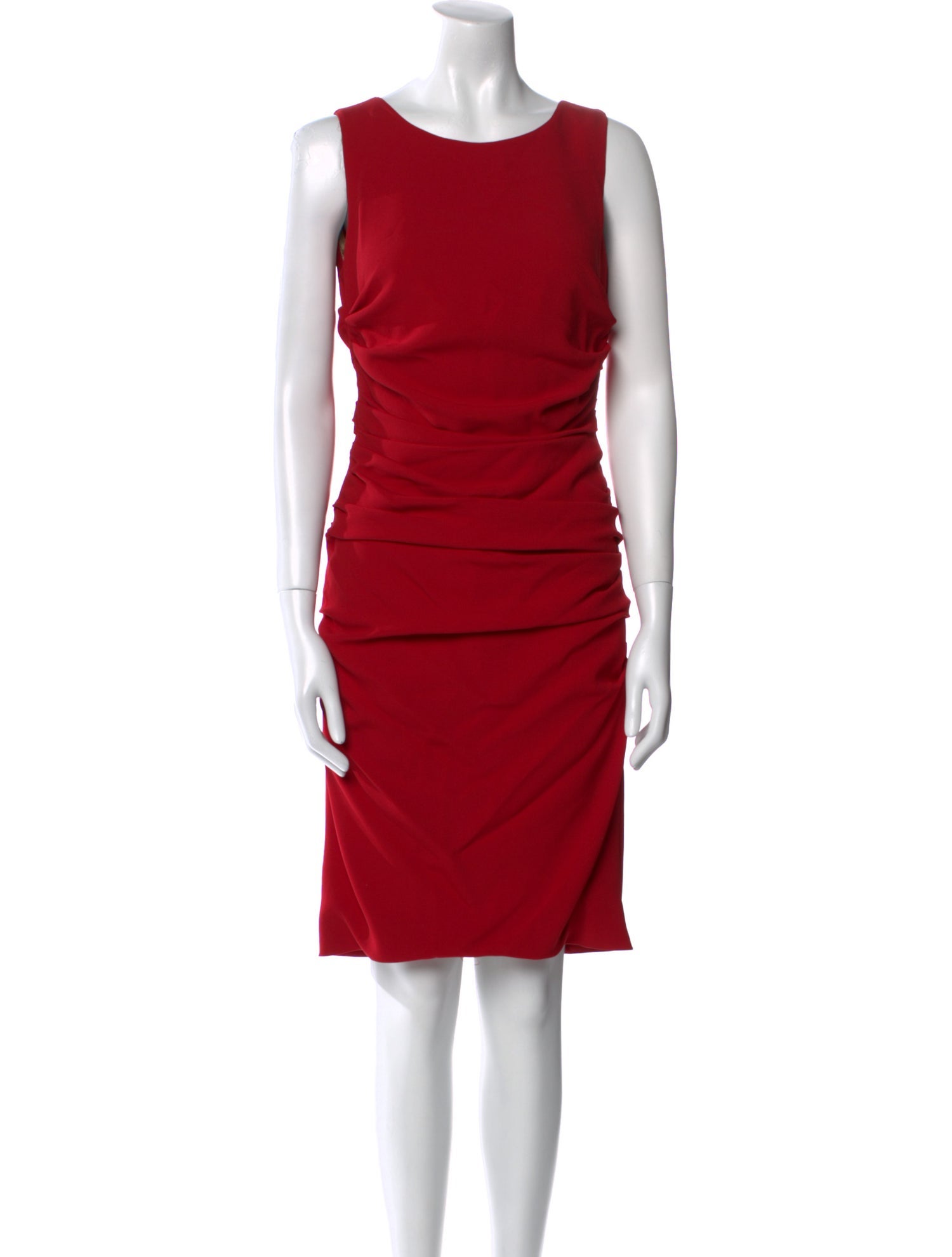 Dolce & Gabbana Scoop Neck Knee-Length Dress