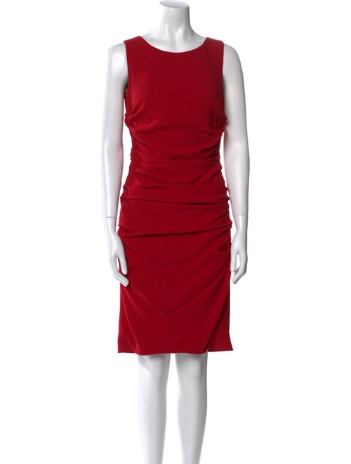 Dolce & Gabbana Scoop Neck Knee-Length Dress