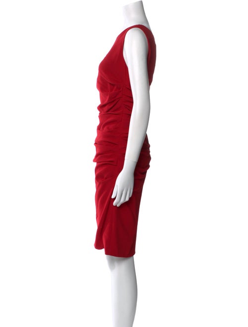 Dolce & Gabbana Scoop Neck Knee-Length Dress