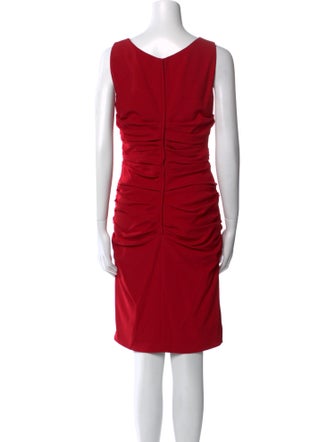 Dolce & Gabbana Scoop Neck Knee-Length Dress
