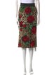 Dolce & Gabbana Floral Print Midi Length Skirt