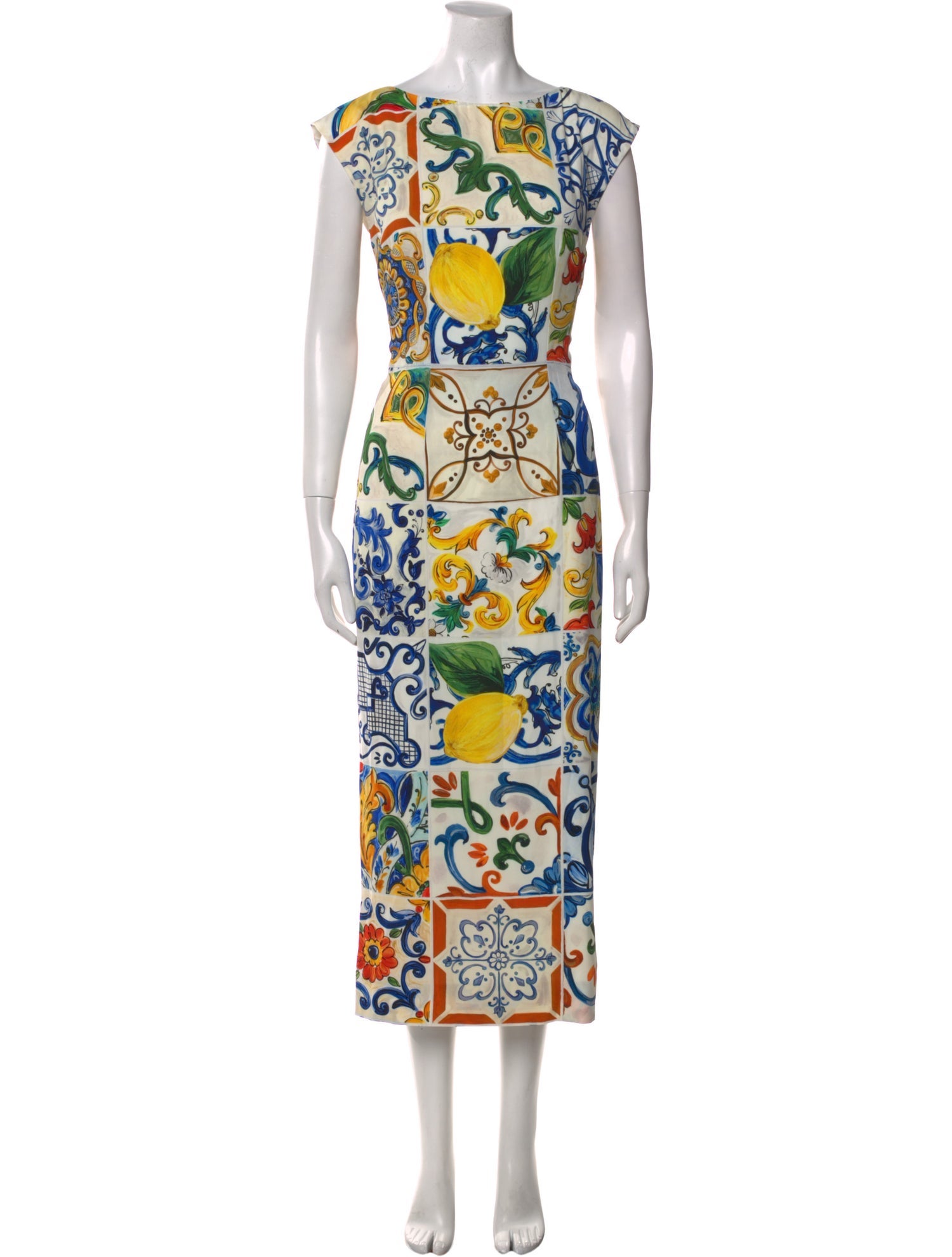 Dolce & Gabbana Silk Long Dress