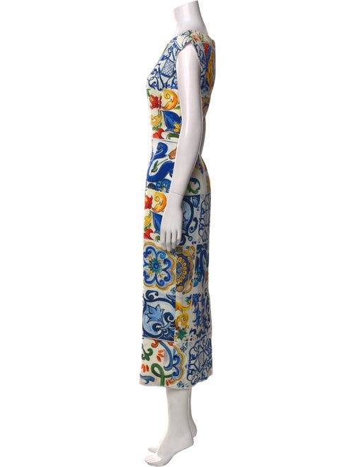 Dolce & Gabbana Silk Long Dress