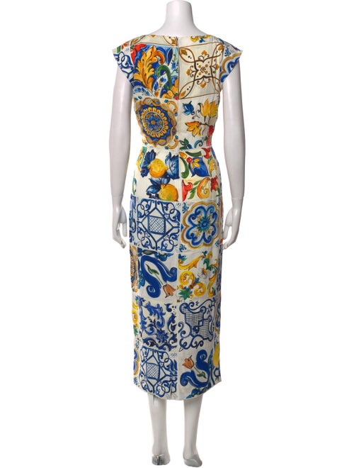 Dolce & Gabbana Silk Long Dress