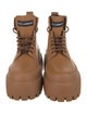 Dolce & Gabbana Leather Combat Boots