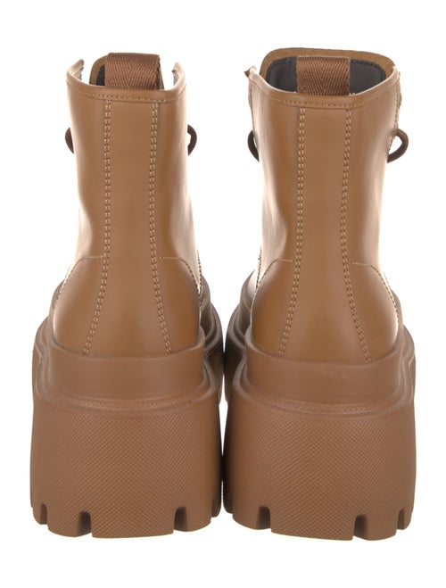 Dolce & Gabbana Leather Combat Boots