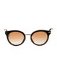 Dolce & Gabbana Round Gradient Sunglasses