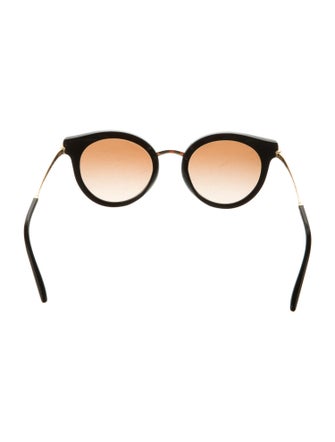 Dolce & Gabbana Round Gradient Sunglasses