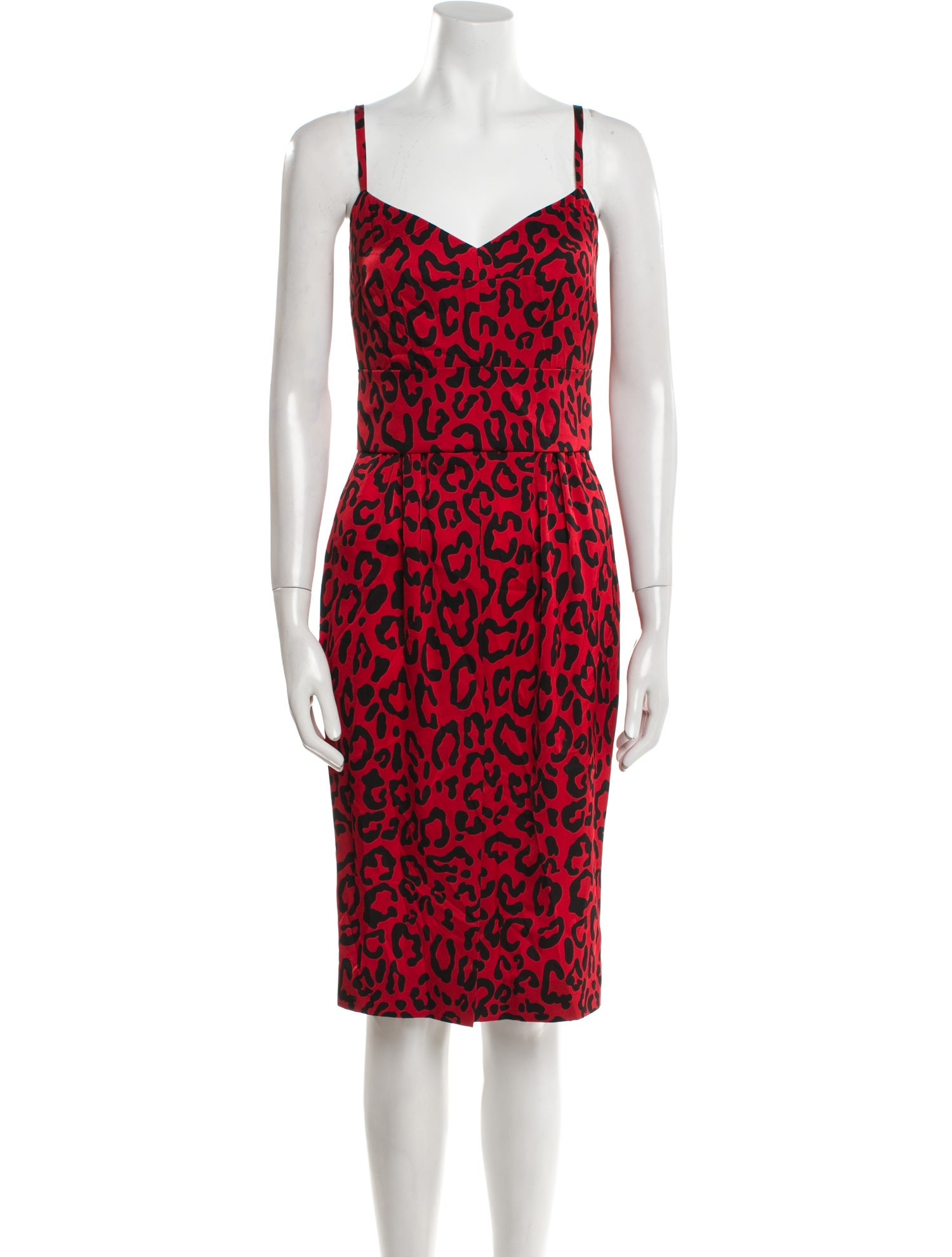 Dolce & Gabbana Silk Knee-Length Dress