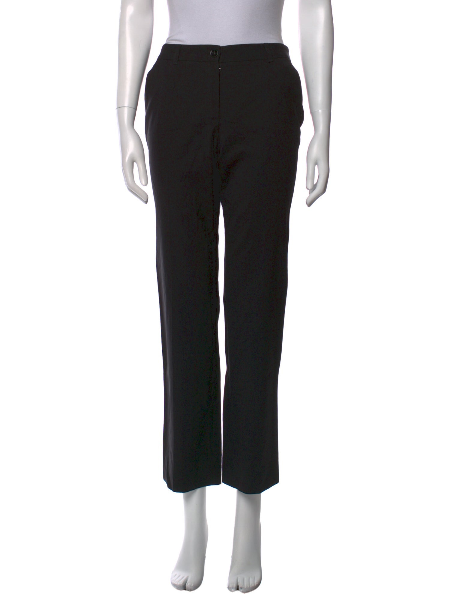 Dolce & Gabbana Virgin Wool Straight Leg Pants