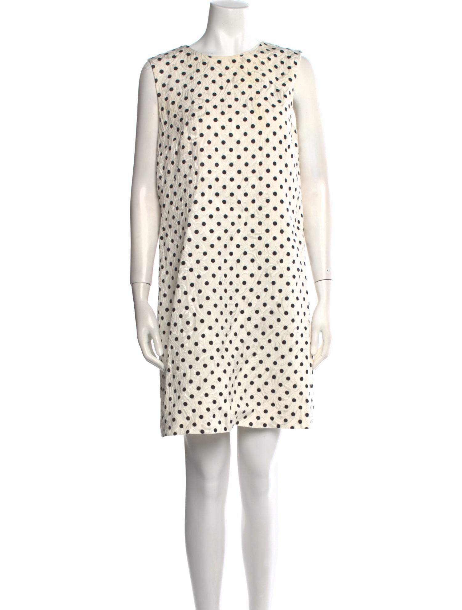 Dolce & Gabbana Polka Dot Print Knee-Length Dress