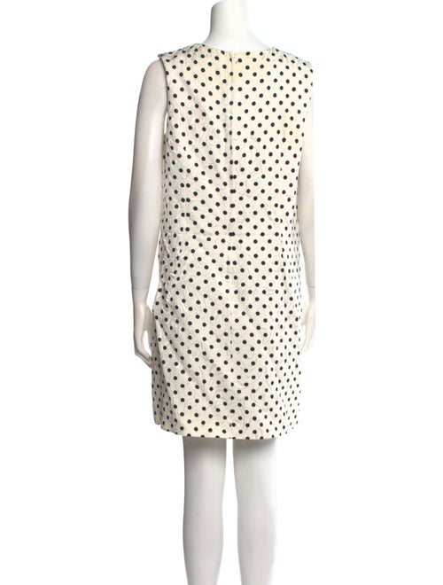 Dolce & Gabbana Polka Dot Print Knee-Length Dress