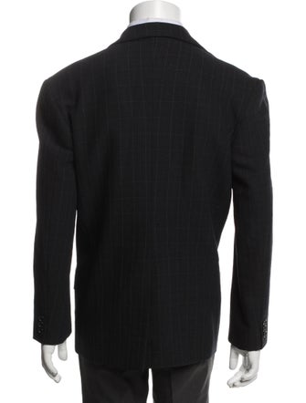 Dolce & Gabbana Wool Plaid Print Blazer