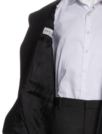 Dolce & Gabbana Wool Plaid Print Blazer