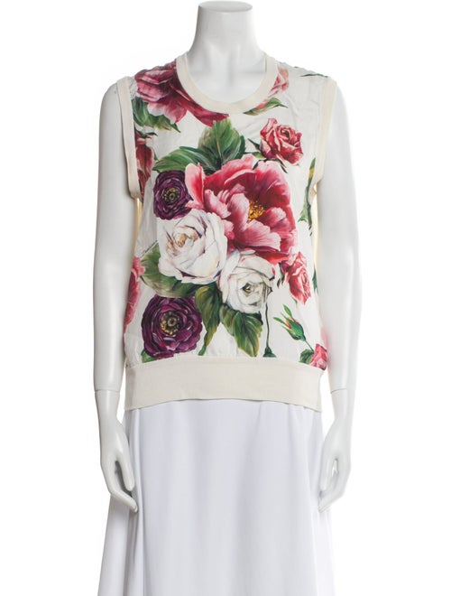 Dolce & Gabbana Silk Floral Print Set