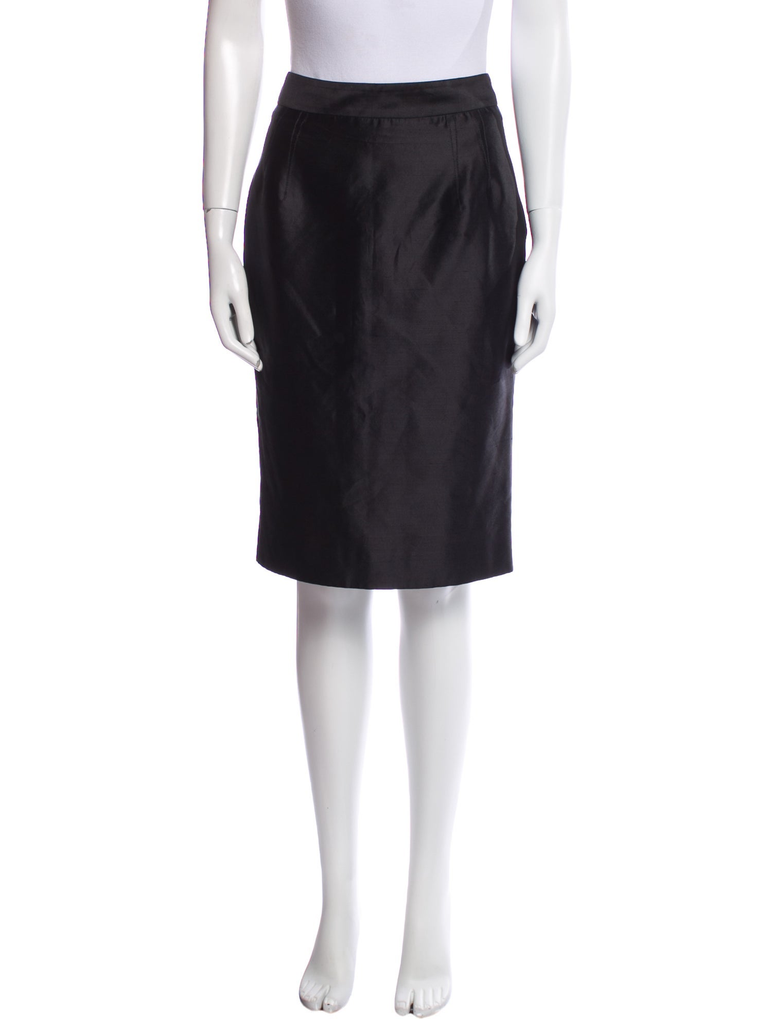 Dolce & Gabbana Silk Knee-Length Skirt