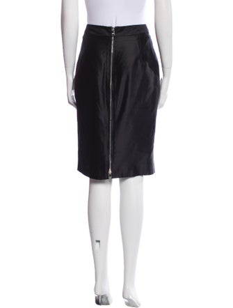 Dolce & Gabbana Silk Knee-Length Skirt