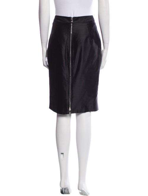 Dolce & Gabbana Silk Knee-Length Skirt