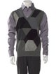 D&G Colorblock Pattern Long Sleeve Shirt