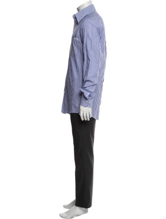 Dolce & Gabbana Striped Long Sleeve Dress Shirt