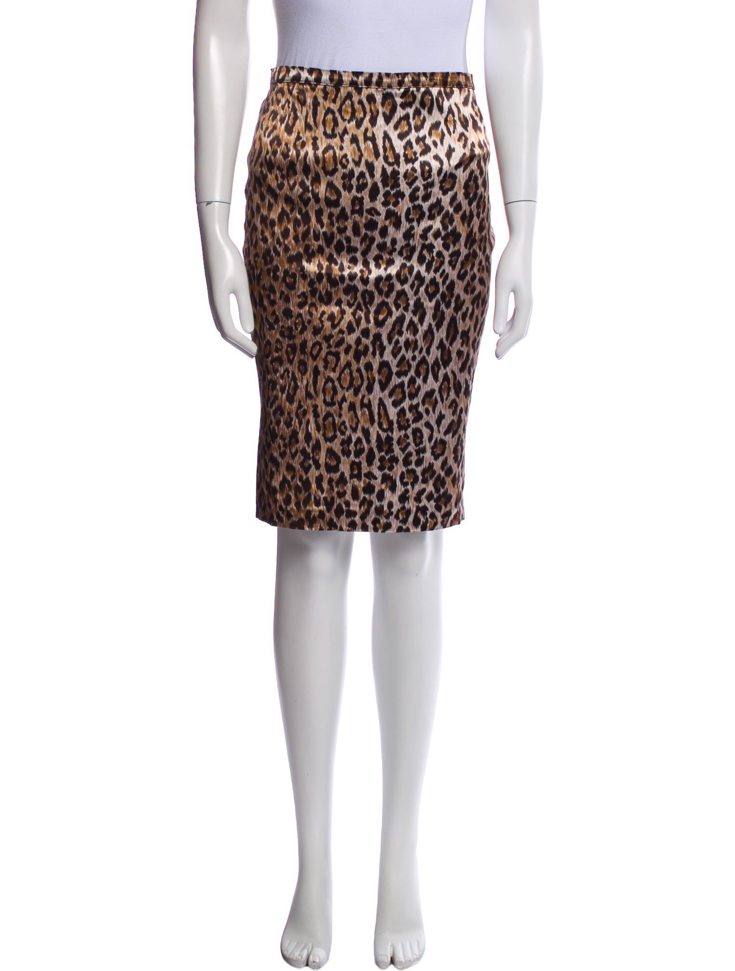 Dolce & Gabbana Animal Print Knee-Length Skirt