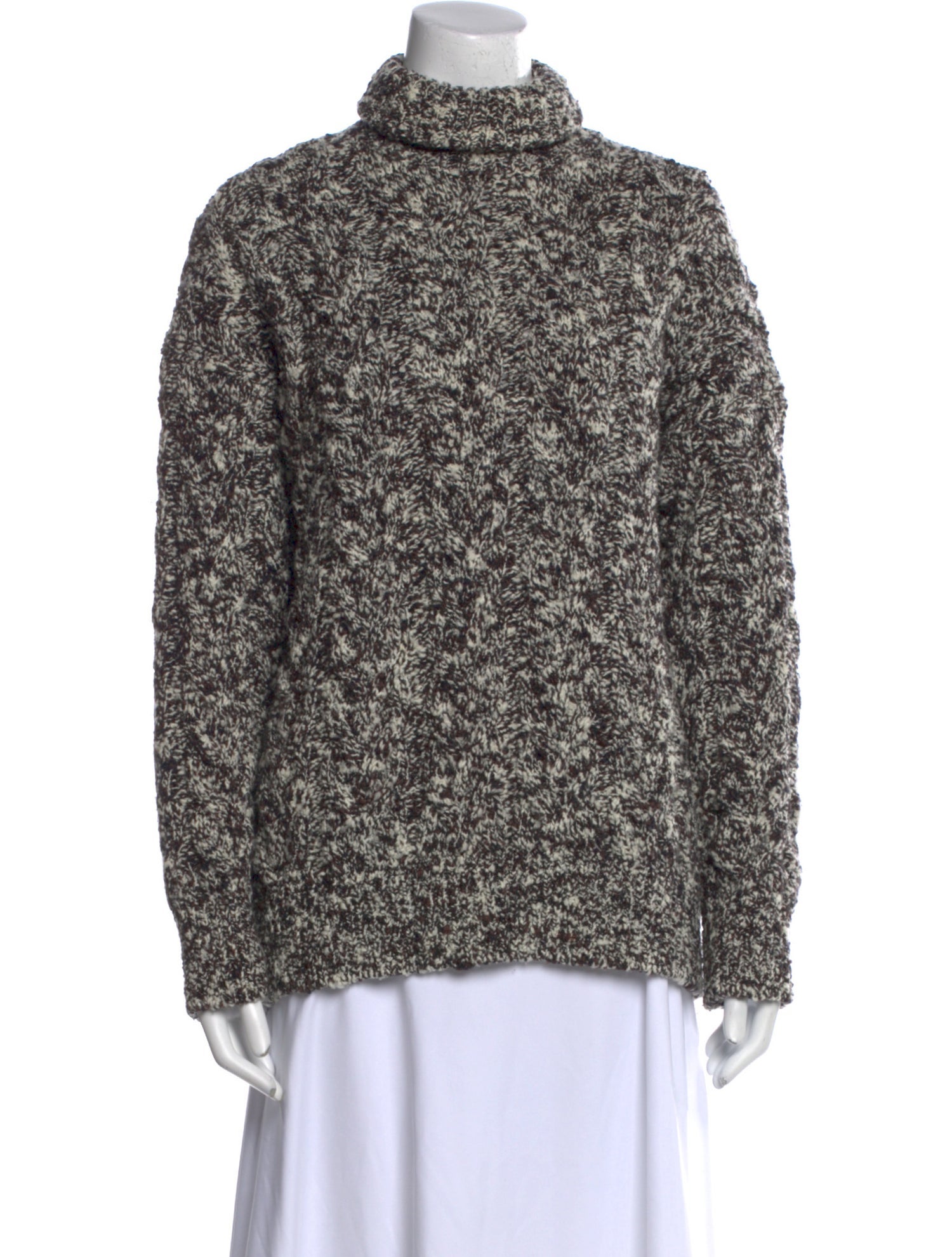 Dolce & Gabbana Virgin Wool Floral Print Sweatshirt