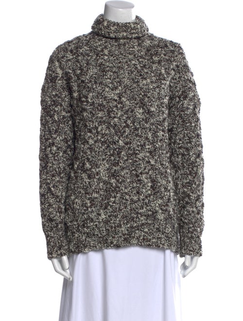 Dolce & Gabbana Virgin Wool Floral Print Sweatshirt