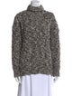 Dolce & Gabbana Virgin Wool Floral Print Sweatshirt