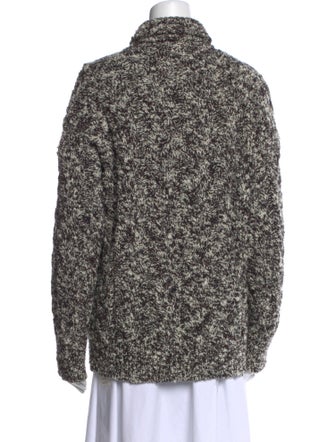 Dolce & Gabbana Virgin Wool Floral Print Sweatshirt