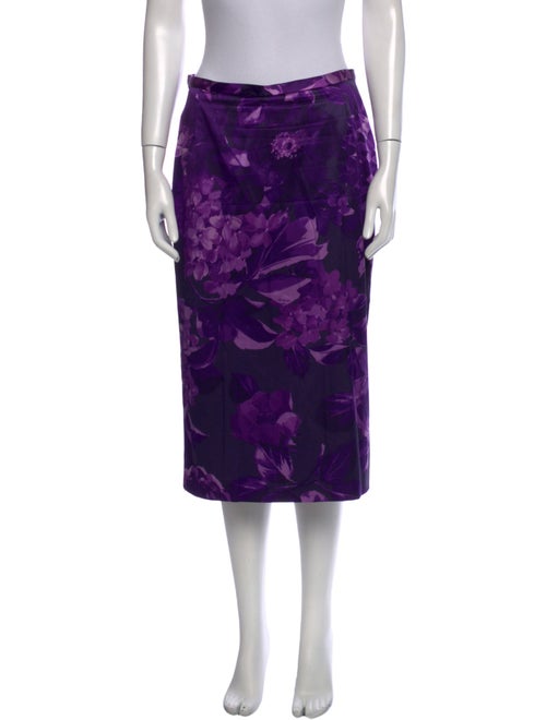 Dolce & Gabbana Silk Knee-Length Skirt