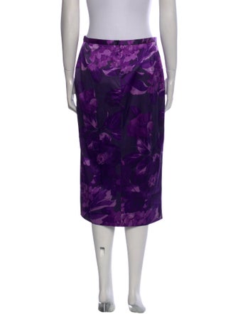 Dolce & Gabbana Silk Knee-Length Skirt