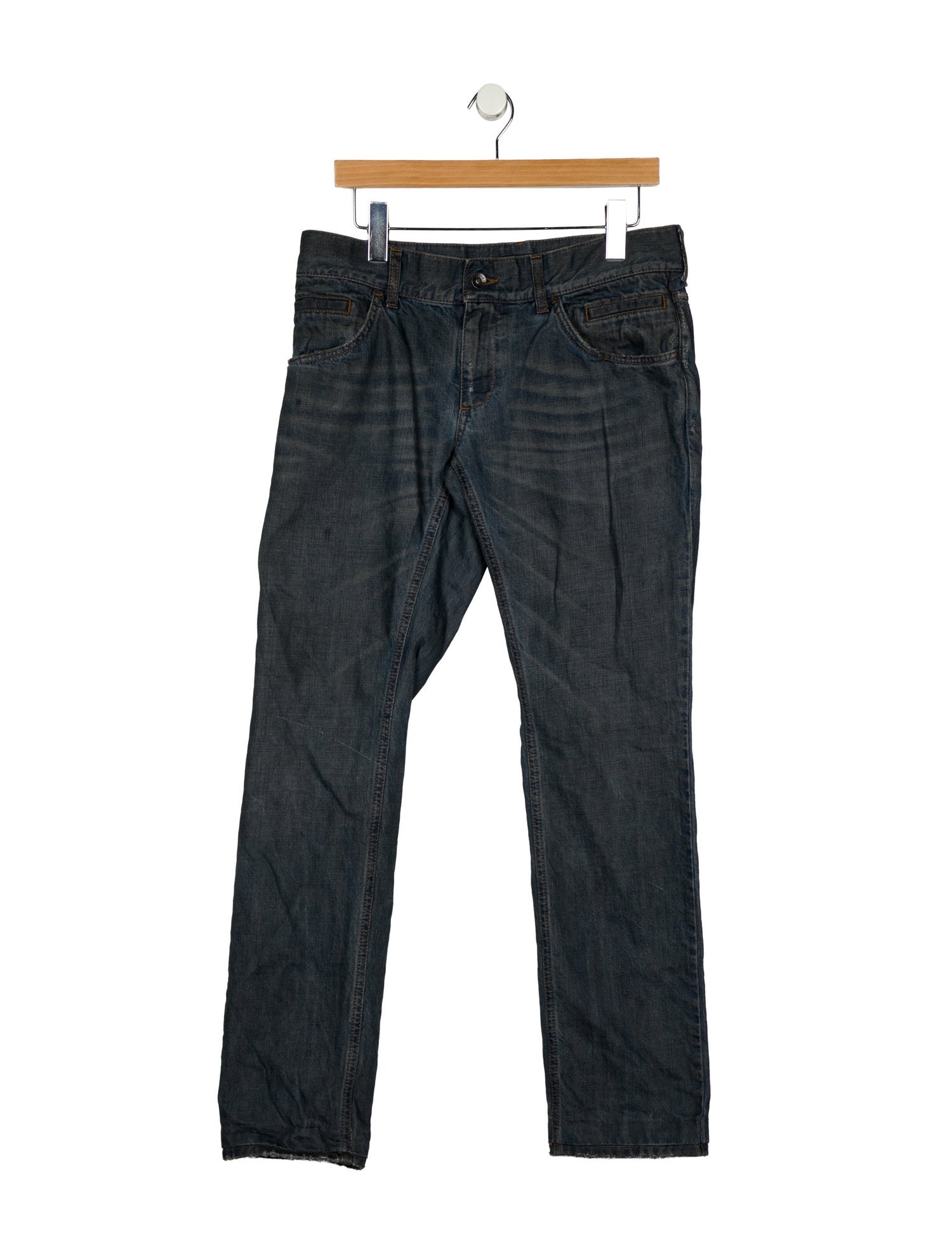Dolce & Gabbana Mid-Rise Straight Leg Jeans