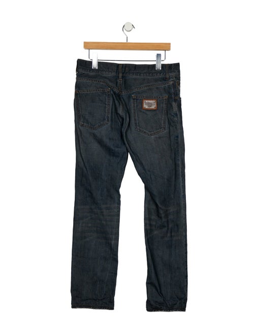 Dolce & Gabbana Mid-Rise Straight Leg Jeans