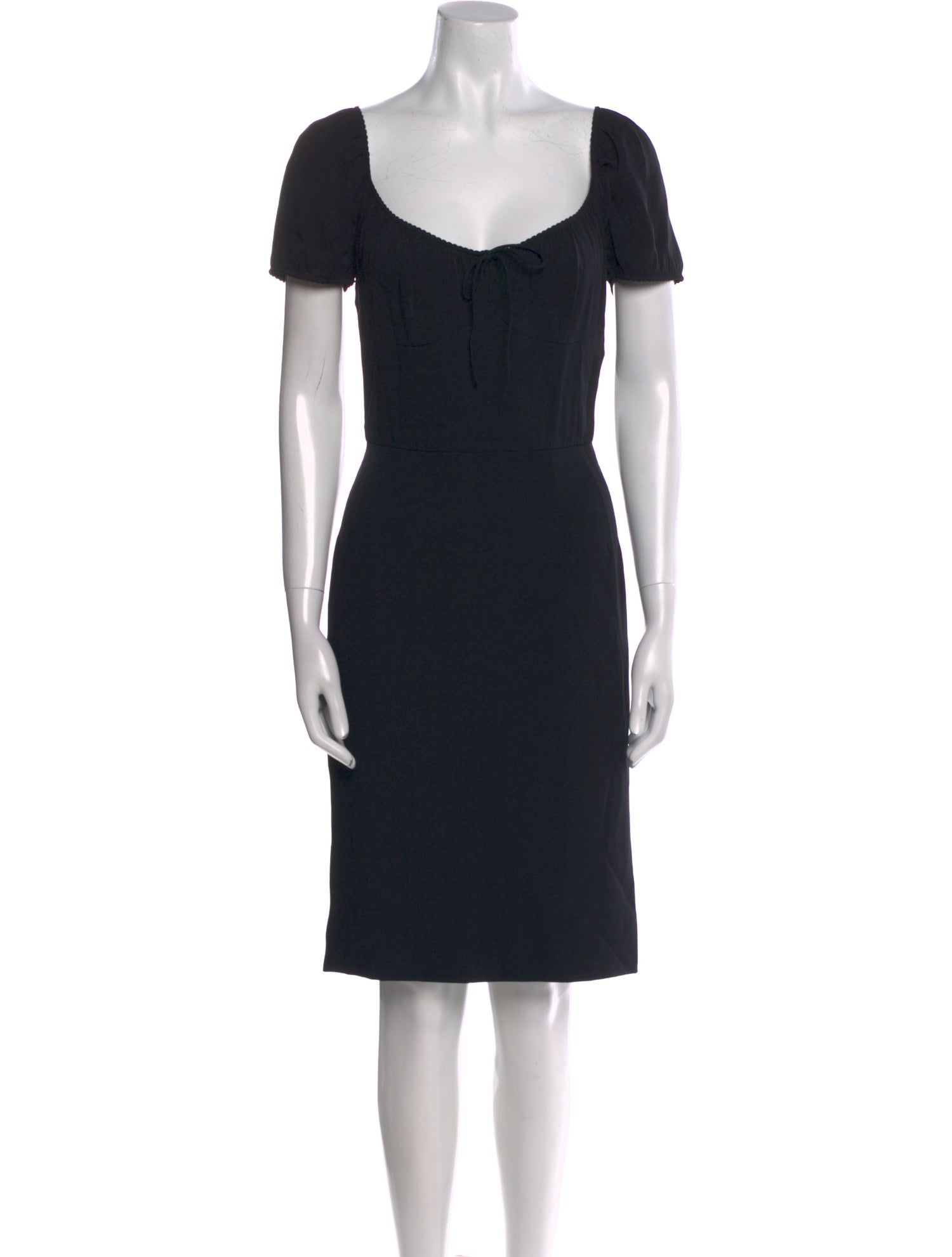 Dolce & Gabbana Square Neckline Knee-Length Dress