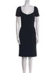 Dolce & Gabbana Square Neckline Knee-Length Dress