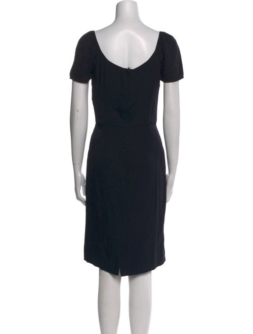 Dolce & Gabbana Square Neckline Knee-Length Dress